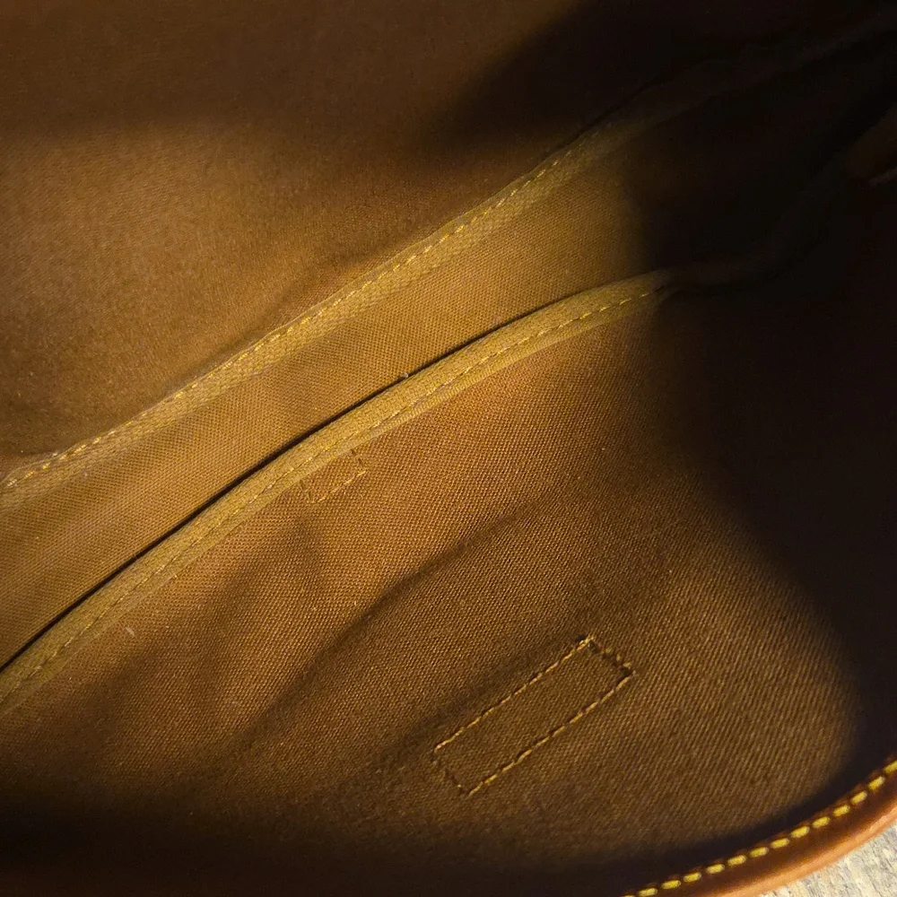 Louis Vuitton Saumur Brown Monogram Crossbody Shoulder Bag Double - Picture 9 of 17